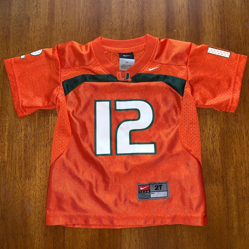 Toddler Miami Hurricanes jersey